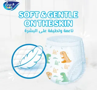 Fine Baby Instant Dry Pants Junior Size 6 15 Kg Value Pack 36 Pcs