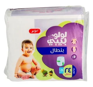Lulu Baby Diaper Pants Size 5 Junior 1218 Kg 24 Pcs