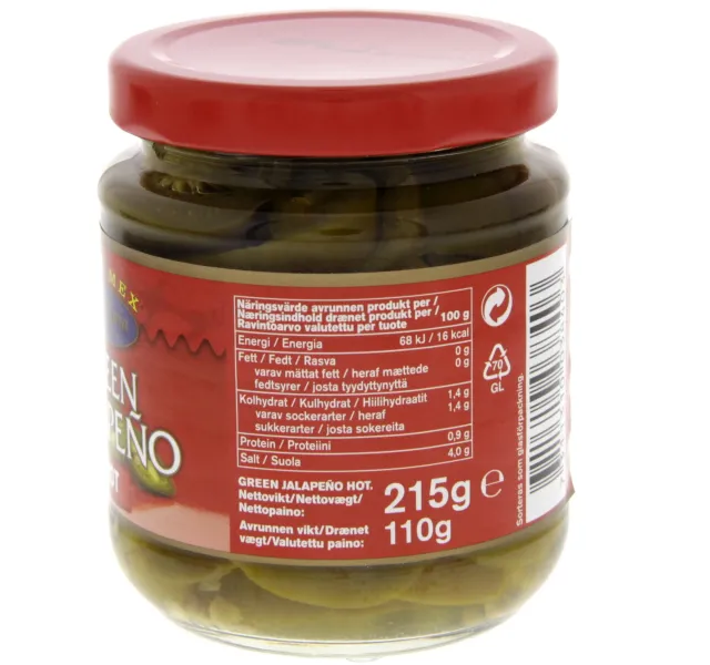 سانتا ماريا هلابينو أخضر حار 215 جرام