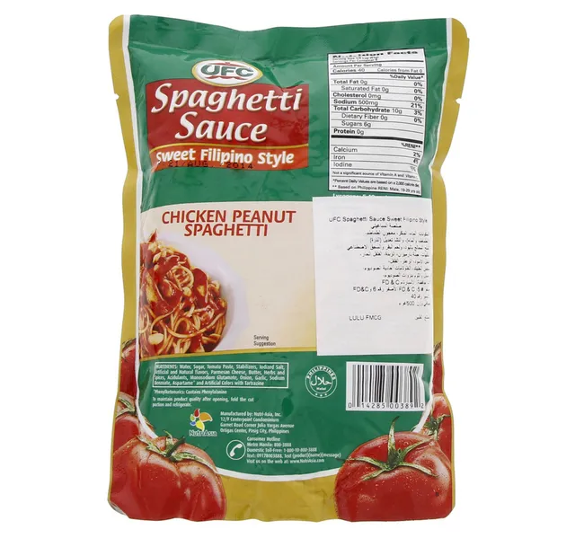 UFC Sweet Filipino Style Spaghetti Sauce 500 g