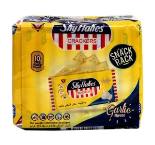 My San Sky Flakes Garlic Crackers 250 G