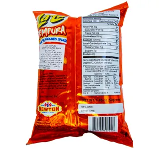 Newton Lala Tempura Shrimp Flavoured Snack 50 G