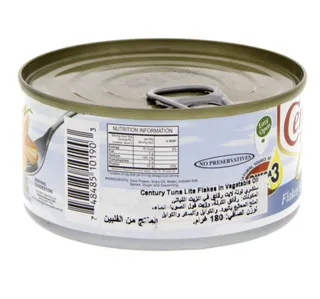 Century Tuna Lite Flakes In Veg Oil 180 g