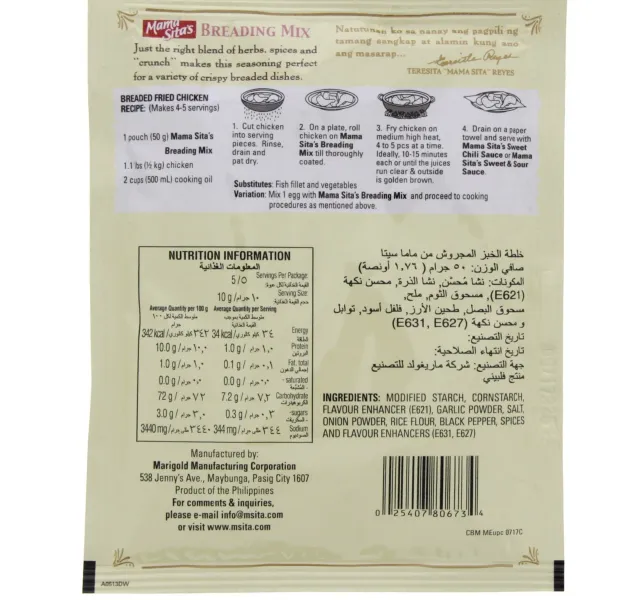 Mama Sitas Breading Mix 50 G