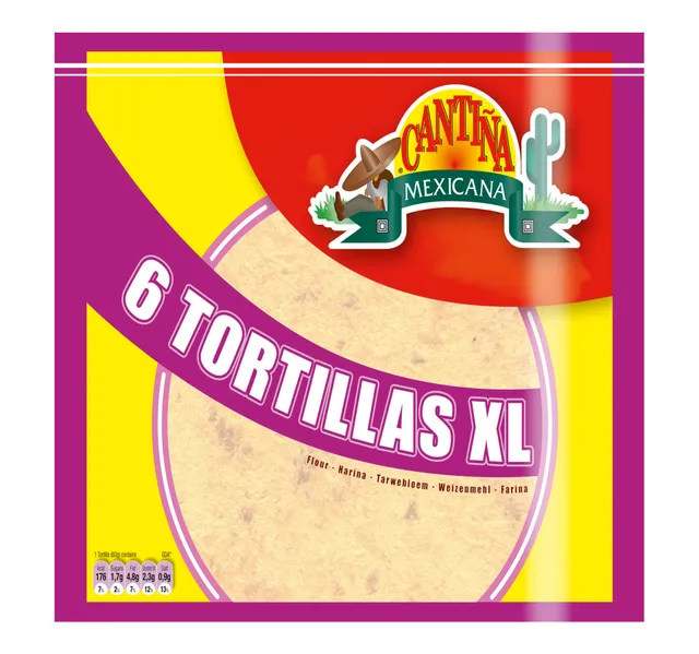 Cantina Mexicana Tortillas Large 6 Pcs 360 G