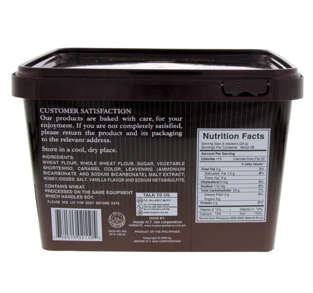 My San Grahams Honey Crackers 700 G