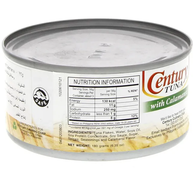 Century Tuna With Calamansi 180 G