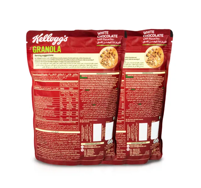 Kelloggs Granola White Chocolate With Pistachio 2 320 G