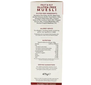 Alara Fruit Nut Muesli 475 G