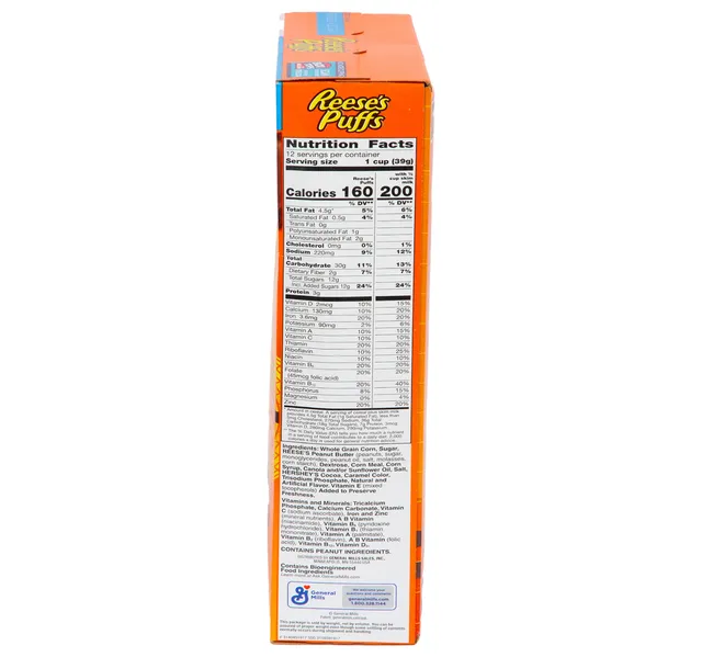 General Mills Reeses Puffs Peanut Butter 473 G