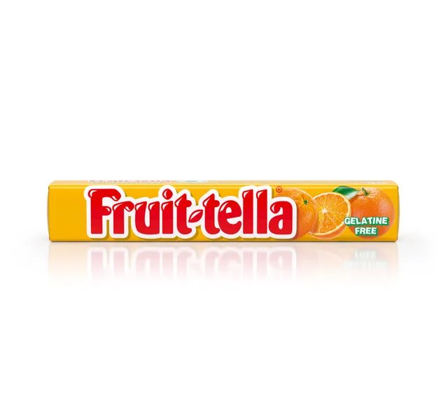 Fruit-tella Juicy Chewy Candy Sweet Orange Flavour 32.4 g