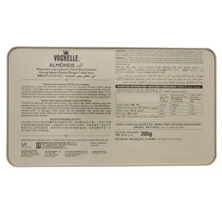 Vochelle Almonds Chocolate 205 g