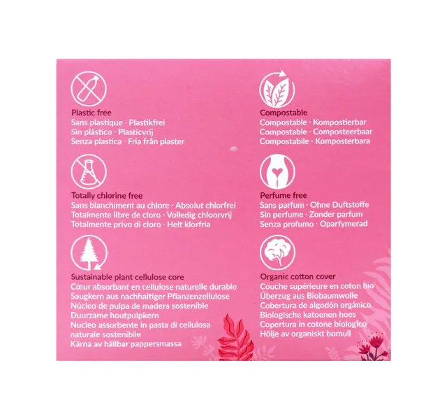 Natracare Ultra Extra Pads With Wings Regular 12 pcs