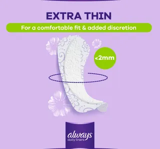 Always Daily Liners Multiform Pantyliners With Fresh Scent Normal 20pcs