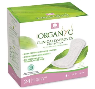 Organyc Light Flow Organic Panty Liners 24 Pcs