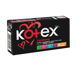 Kotex Tampons Silky Cover Size Normal 16 pcs