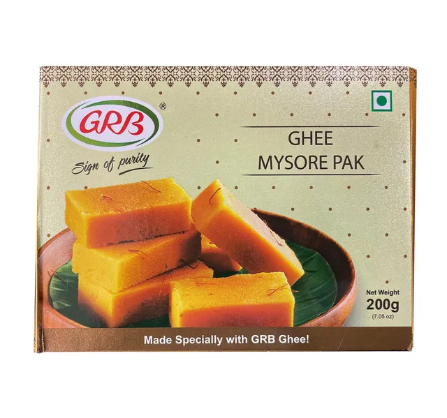 Grb Ghee Mysore Pak 200 G