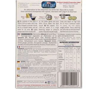 Gits Rava Idli Mix 200 G