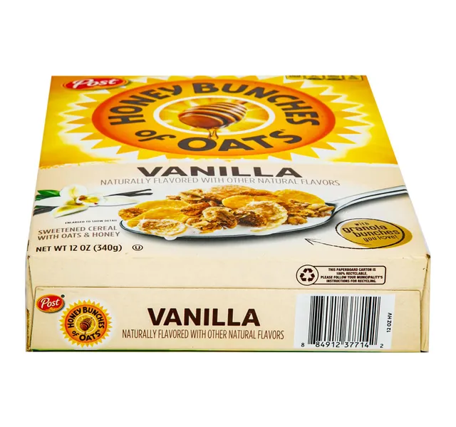 Post Honey Bunches Of Oats Vanilla Flavor Cereal 340 G