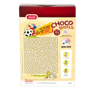 Lulu Choco Shells Cereal 375 G