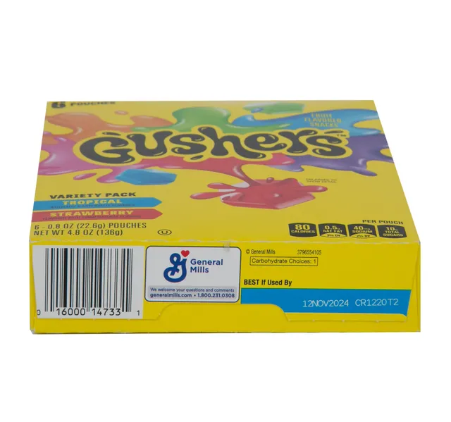 Betty Crocker Fruit Gusher Tropical 136 G
