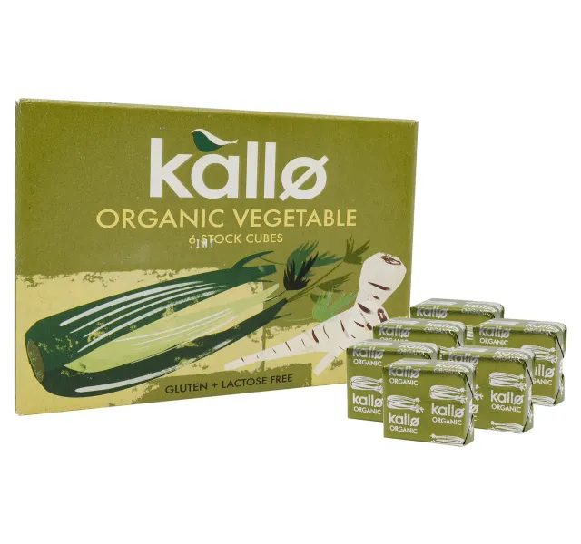 Kallo Organic Vegetable Stock Cubes 66 G