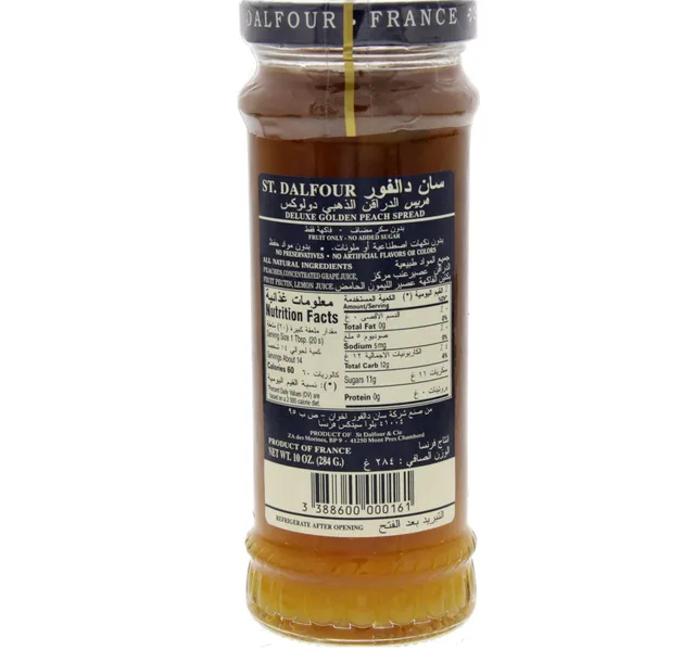 St Dalfour Golden Peach Spread 284 G