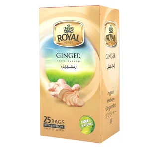 Royal Herbs Ginger Tea 25 x 2 g