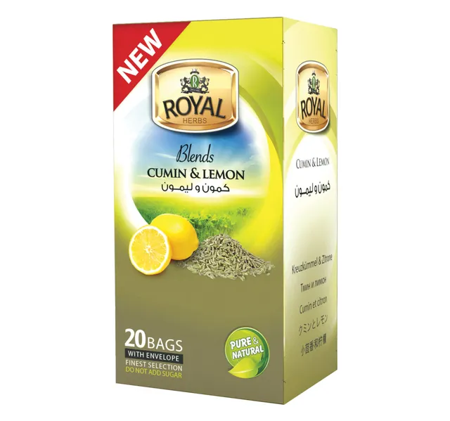 Royal Cumin & Lemon Blend Tea Bags