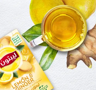 Lipton Lemon & Ginger Herbal Infusion Tea 20 Teabags
