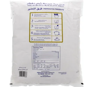 Milagrosa Fragrant Jasmine Rice 5 Kg
