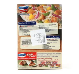 Minute Instant Whole Grain Brown Rice 396 G