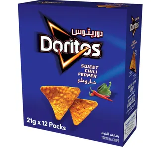 Doritos Tortilla Chips Assorted Value Pack 12 21 G