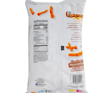 Herrs Crunchy Cheestix Cheese Flavored Snacks 2552 G