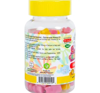 Sunshine Nutrition Cool Gummies Calcium With Vitamin D3 60pcs
