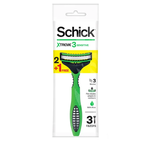 Schick Exacta 3 Sensitive Razor 21