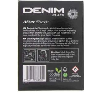 Denim Black After Shave 100 Ml