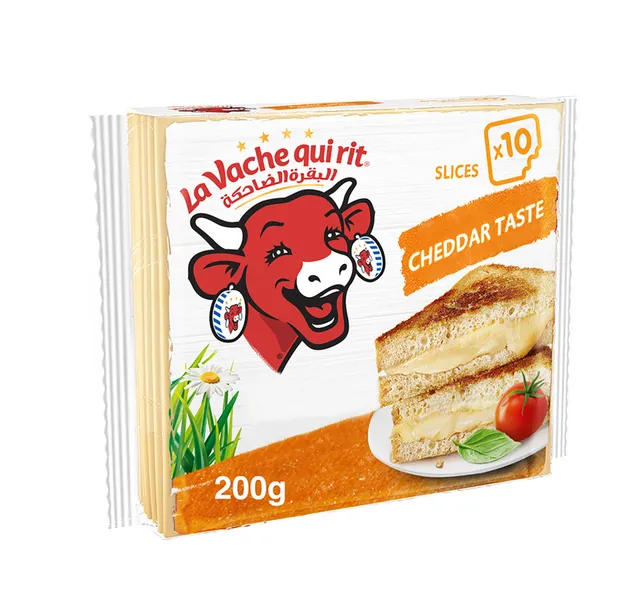 La Vache Qui Rit Cheese Slices Cheddar 200g