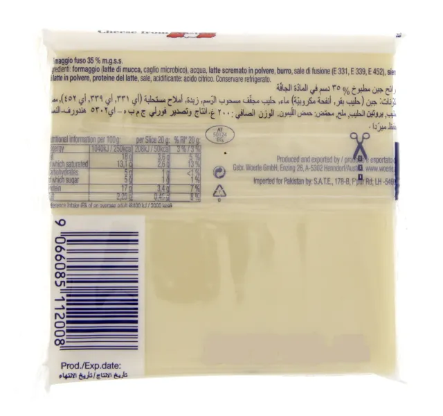 Happy Cow Regular Sliced Cheese 10 Slices 200 G