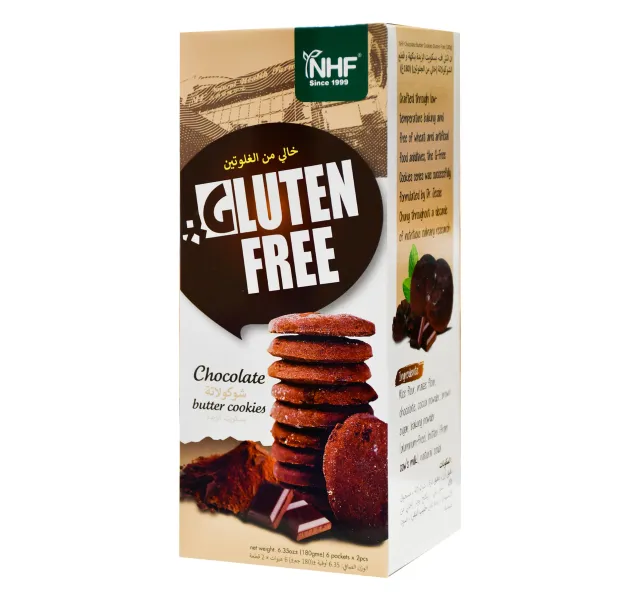 NHF Gluten Free Chocolate Butter Cookies 180 g