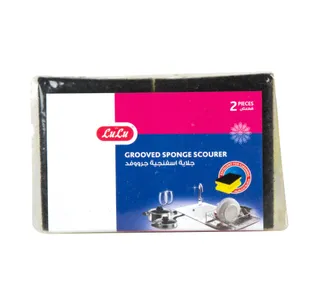 LuLu Grooved Sponge Scourer 2 pcs