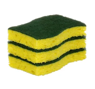 Scotch Brite Heavy Duty Scrub Sponges Size 114mm x 68mm x 15mm 3 pcs