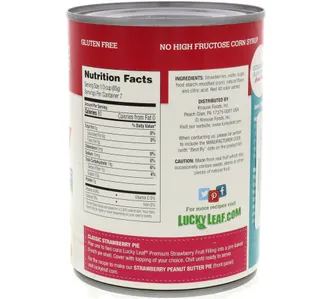 Lucky Leaf Premium Strawberry Fruit Filling Topping 595 G