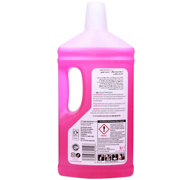 Star Drops Pink Stuff Miracle All Purpose Floor Cleaner 1 Litre