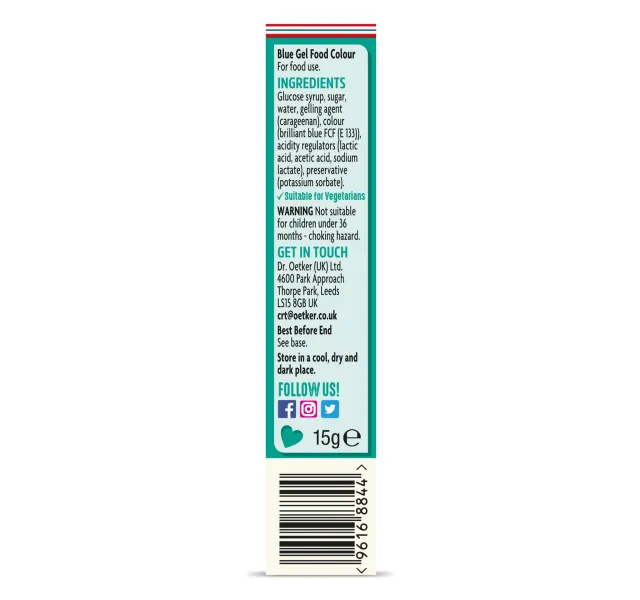 Droetker Food Colour Gel Blue 15 G
