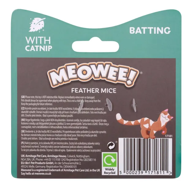 Armitage Good Girl Meowee Mouse Pack 70 Mm