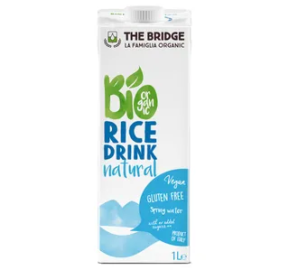 The Bridge Bio Organic Rice Drink Natural 1 Litre