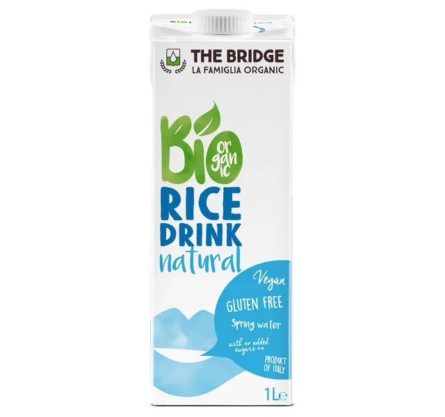 The Bridge Bio Organic Rice Drink Natural 1 Litre