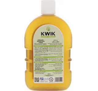 Kwik Antiseptic Disinfectant Anti Bacterial Liquid 500 Ml