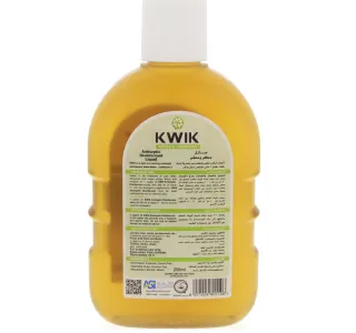 Kwik Antiseptic Disinfectant Anti Bacterial Liquid 250 Ml